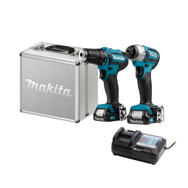 MAKITA AKU SET BUŠILICA I UDARNI ODVIJAČ 12V/1.5Ah CLX224X