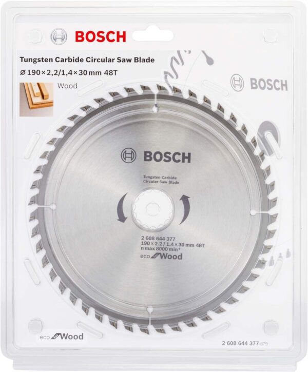 list testere za drvo 190mm x 2 2 30 48 zuba bosch eco for wood 2608644377 2