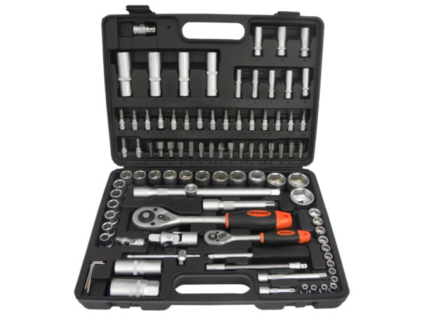 SET NASADNIH KLJUČEVA 1/4″+ 1/2″ 94 KOM. GEKO G10150