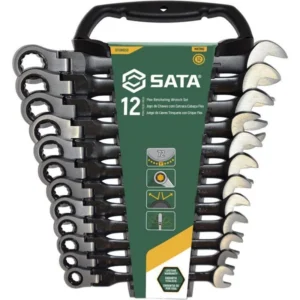 SET ZGLOBNIH VIL-OK KLJUČEVA SA ZUJALICOM 8-19 MM 12 KOMADA SATA ST08033