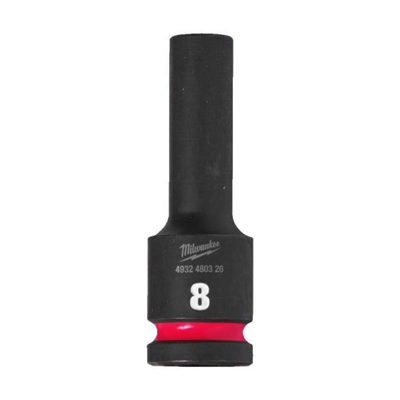 DUBOKI NASADNI KLJUČ 1/2" 8 MM IMPACT MILWAUKEE 4932480326