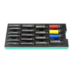 SET DUGIH NASADNIH IMPACT KLJUČEVA 1/2" 19 KOMADA