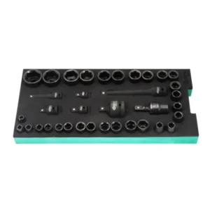 SET NASADNIH KLJUČEVA IMPACT 3/8" I 1/2" 36 KOMADA
